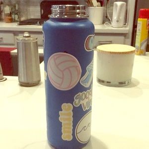 Blue thermoplastic with cute stickers